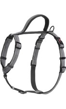 New Halti Dog Walking Harness with Handle Black  Gray XS Extra Small 14"-18"