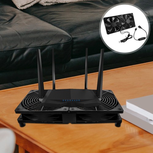 Silent Cooling Fan Adjustable Cooler Computerlüfter USB-Lüfter Für - Bild 7 von 12