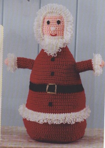 JOLLY SANTA - Roll Poly Santa - CROCHET PATTERN - Hayfield Bonus DK - Picture 2 of 3