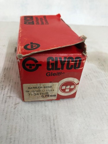 GLYCO Conrod Bearing Set 71-3476/8 0.75 FOR Daimler Mercedes Benz 280 M116 M117 - Picture 7 of 9