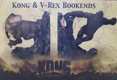 Weta Collectibles KONG VS V-REX Bookends LE #803/2500