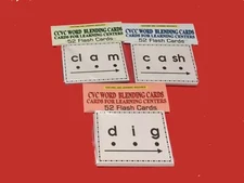 CVC, CCVC, CVCC  Reading Activity Bundle - Reading Manipulative Kit