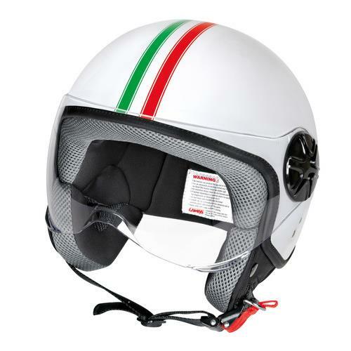 CASCO DEMI-JET LAMPA LD-2 BANDIERA ITALIANA | eBay