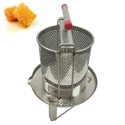 #ad Manual Stainless Steel Mesh Bee Honey Press Machine Beekeeping Home Portable New $142.88