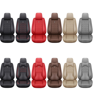 Seat Belt Bench Seat Covers Non Removable Headrest For Toyota