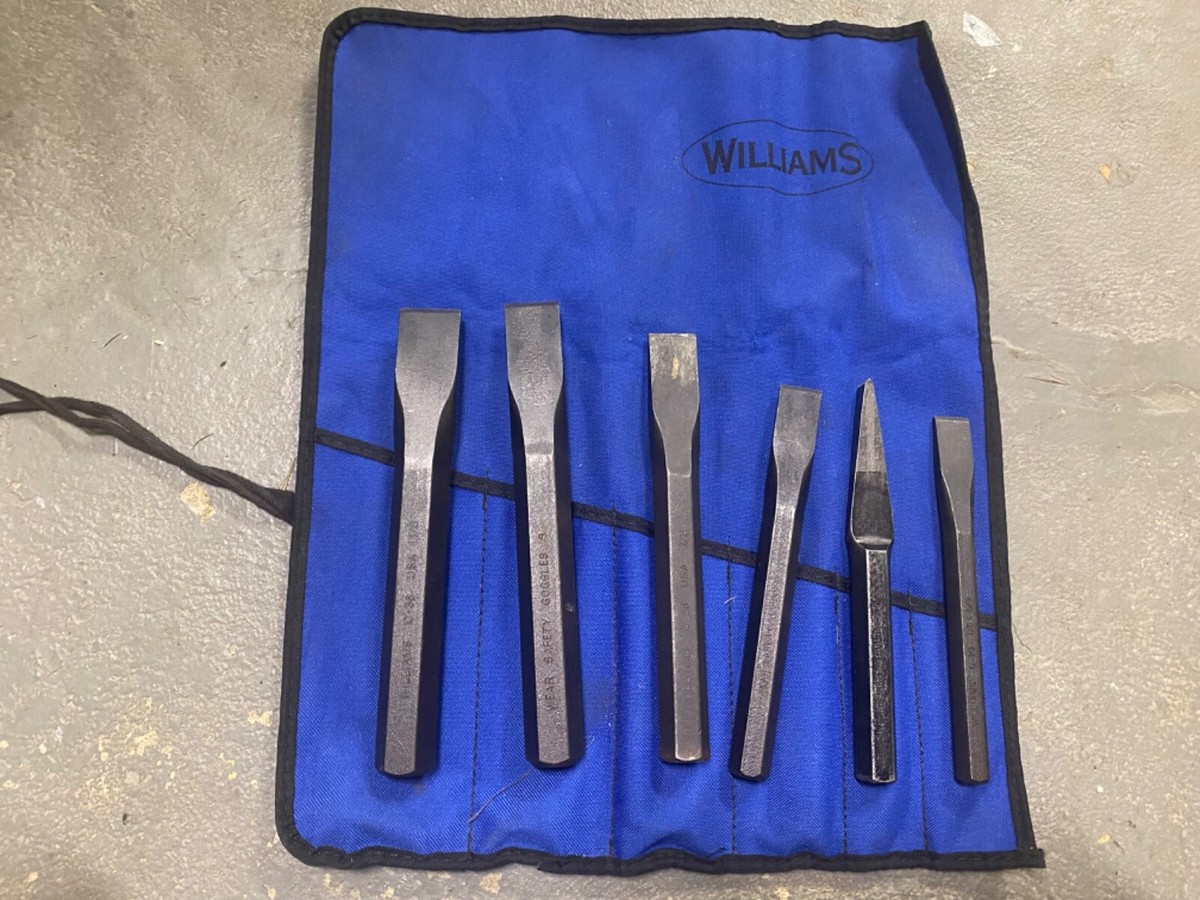 キル　オールドジャラ Vintage J H Williams Cold Chisel 6 Piece Set in Sleeve | eBay