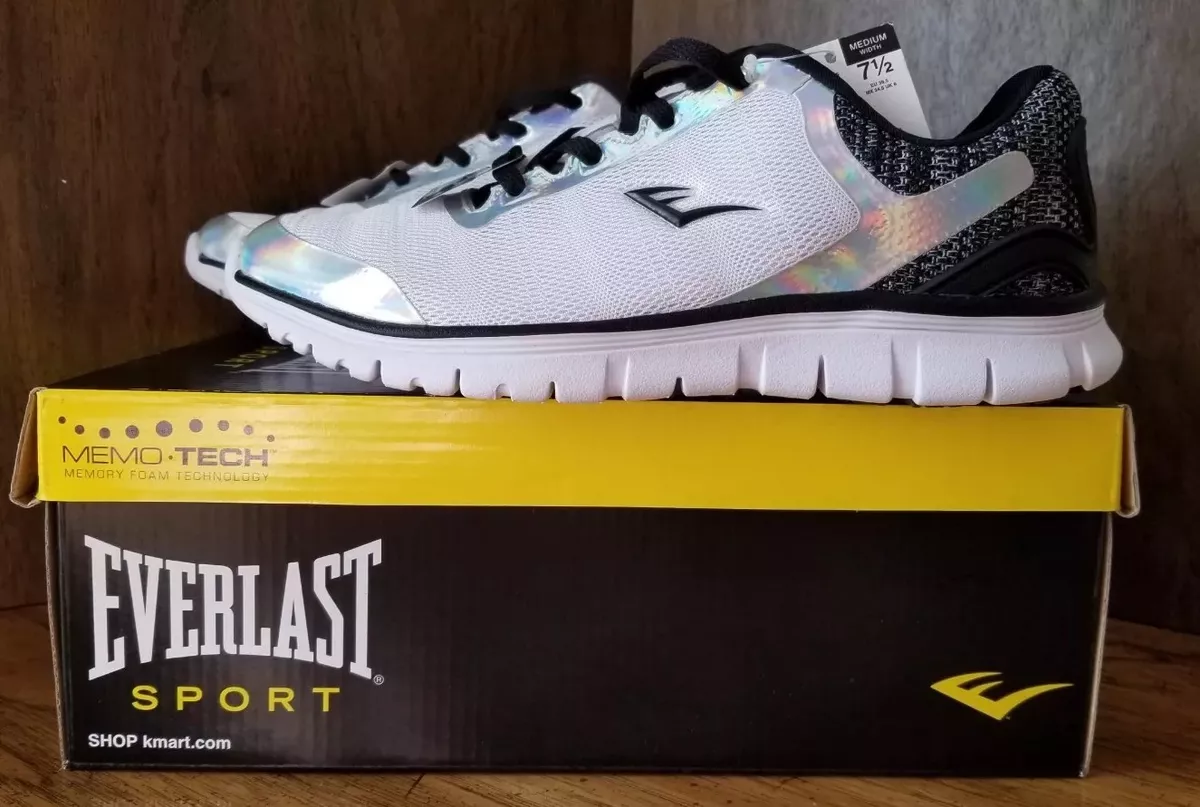 Everlast Sport Women's Star Black/White Sneakers Athletic Running Shoes 7  1/2 M