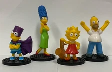 The Simpsons Greenbrier International  2” Mini Figure Lot 4 Bartman Homer Lisa
