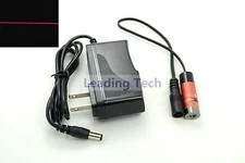 Industrial 650nm 5mW Adjust Red Laser Line Diode Module 13x42mm w/ US AC Adapter