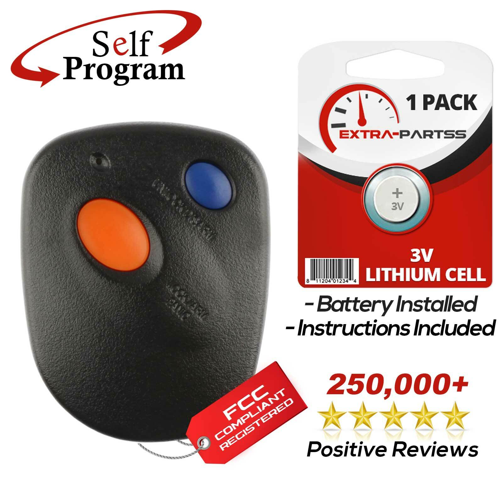 For 2000 2001 2002 2003 2004 Subaru Outback Remote Keyless Entry Key Fob