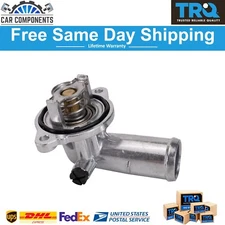 TRQ New Thermostat with Housing Assembly For 2011-2018 Dodge Jeep Wrangler Grand