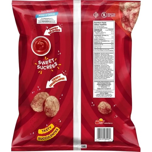 Lays Ketchup Chips (425g) Large Value Size Made in Canada Popular Snacks Famous - Bild 7 von 7