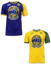Brazil Soccer Jersey Arza Design Yellow