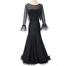 Latin Ballroom Competitio  n Dance Dress Modern Waltz Tango Standard Dress Y072