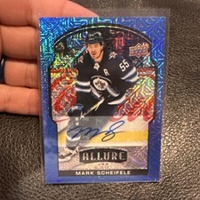 2020-21 Upper Deck Allure Blue Line Auto /35 Mark Scheifele #61 Auto