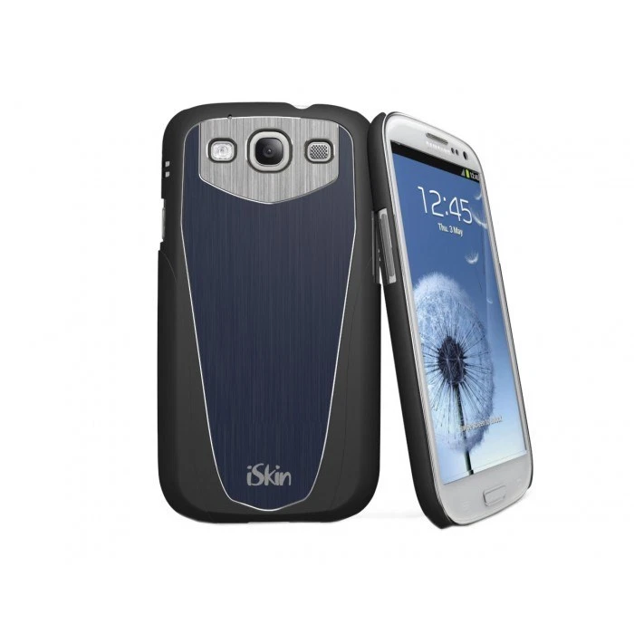 Nueva Funda iSkin Aura Azul/Negro para Samsung Galaxy S3 ARSSG3-BE1 - ENVÍO GRATUITO Foto 2 de 2