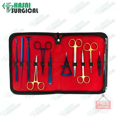 Elite 11-Piece Eyelid Surgery Instrument Set for Blepharoplasty Procedures