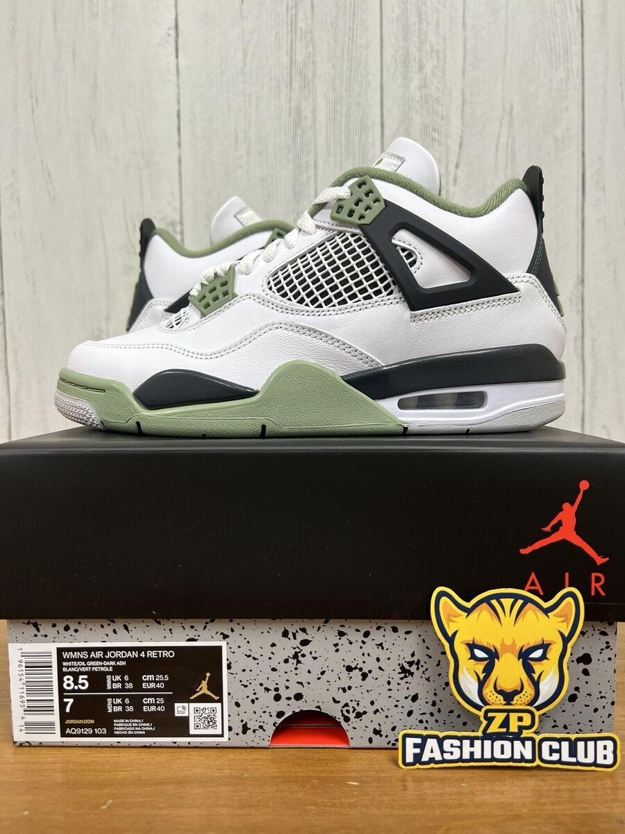 Air Jordan 4 Retro Seafoam AQ9129-103 Women Size 6.5W-12W | eBay Air Jordan 4 Retro Seafoam AQ9129-103 Women Size 6.5W-12W | eBay
