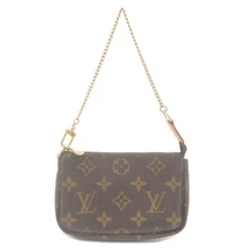 Louis Vuitton Monogram Mini Pochette Accessoires Pouch M58009 Auth Used