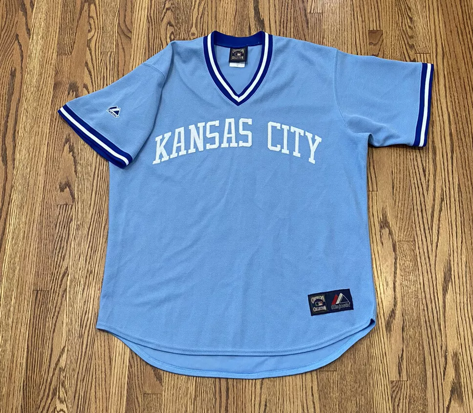 MLB Kansas City Royals Men's Cooperstown Baseball Jersey.