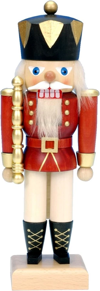 Alexander Taron Navidad Christian Ulbricht Cascanueces-Red King-10.5" H x 4" W Foto 2 de 4