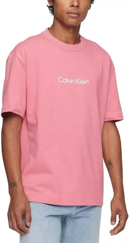 Calvin Klein Men s Relaxed Fit Standard Logo Crewneck T Shirt