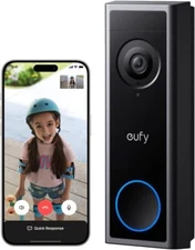 eufy Wireless Video Doorbell C30 2K FHD Intercom Live Video Call Motion Detect