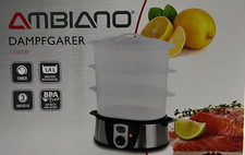 Dampfgarer 1000W ink  Reisschüssel 1,4L /Tim...