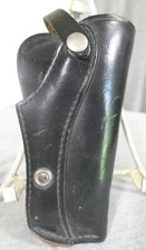 Vintage Jay-Pee Right Hand RH Leather Thumb Break Belt Gun Duty Holster 7.25" H