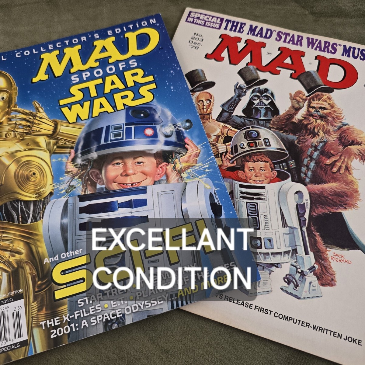 78 MAD Magazine Star Wars 1978 & Special Sci-Fi Issue Trek Matrix