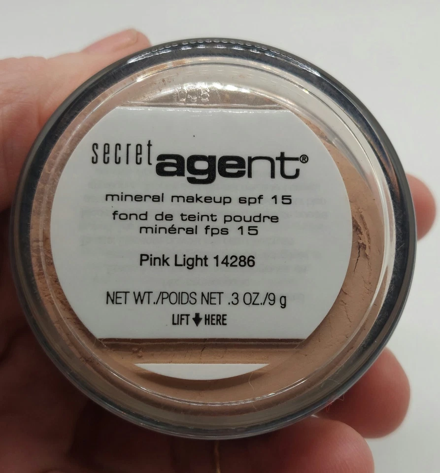BeautiControl Secret Agent Mineral Powder .3oz/9g Pink Light  14286  NOS - Image 2 of 3