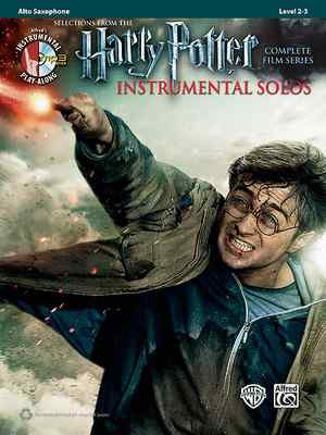 HARRY POTTER-INSTRUMENTAL SOLOS-ALTO SAXOPHONE-MUSIC BOOK/CD FILM SERIES SAX NEW