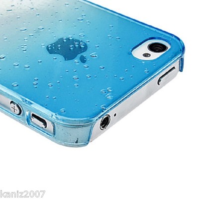 3D water drop/ rain drop transparent Hard Clear Cover Case for iPhone 5/5s