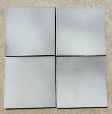Truite Clair - Grey Hand made glazed wall tile 12x12cm from Provence France