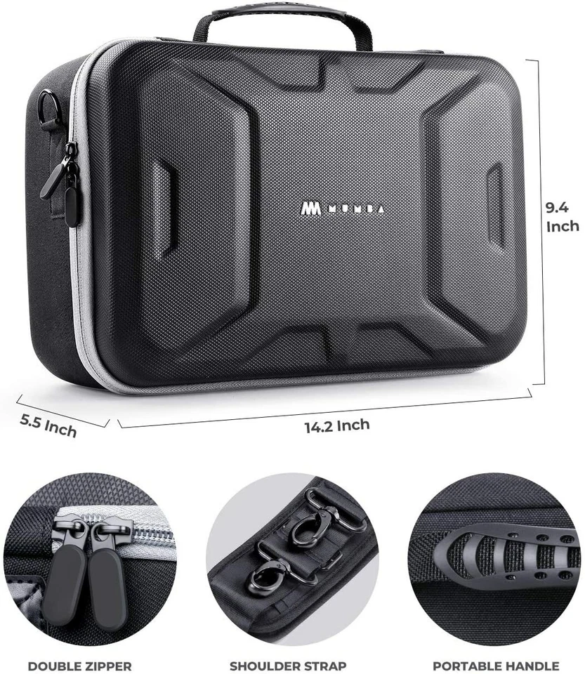 Mumba For Nintendo Switch Carrying Case Large Capacity Hard Travel Friendly Bag - Image 3 of 4