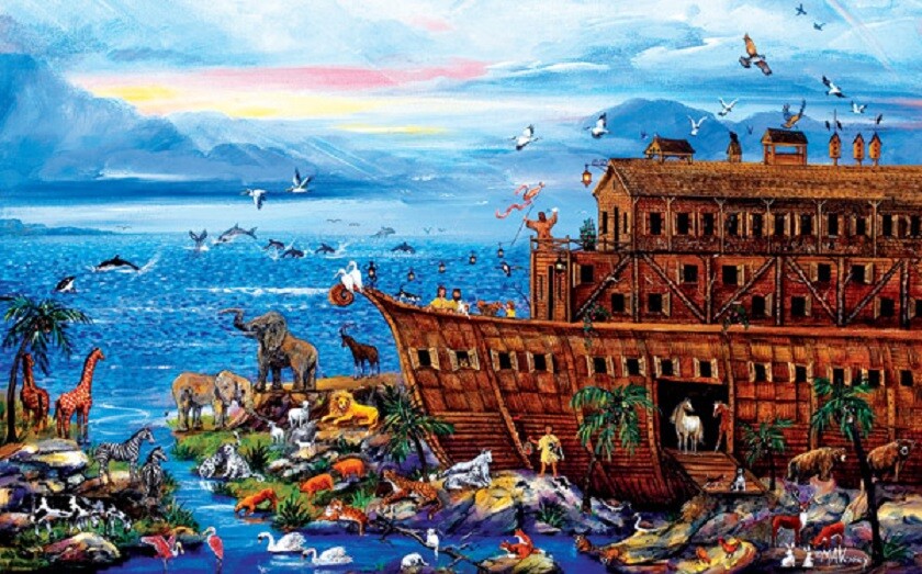 NOAH no HAKOBUNE＆Atlantis COMPLETE BOX NOAH no HAKOBUNE＆Atlantis COMPLETE BOX Jigsaw Puzzle Biblical