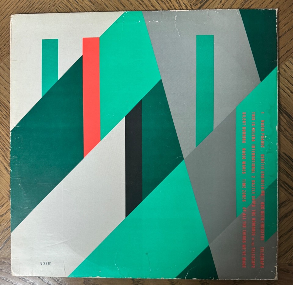 Omd Dazzle Ships LP vinyl UK Virgin 1983 in die cut gatefold sleeve