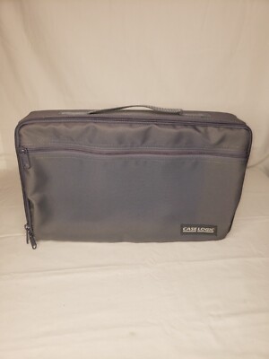 Vintage Case Logic 30 Cassette Tape Carrying Case Gray