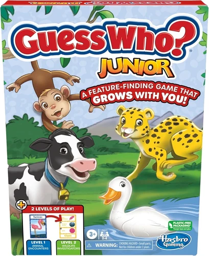 Hasbro Gaming Guess Who Junior Board Game for Preschoolers and Kids