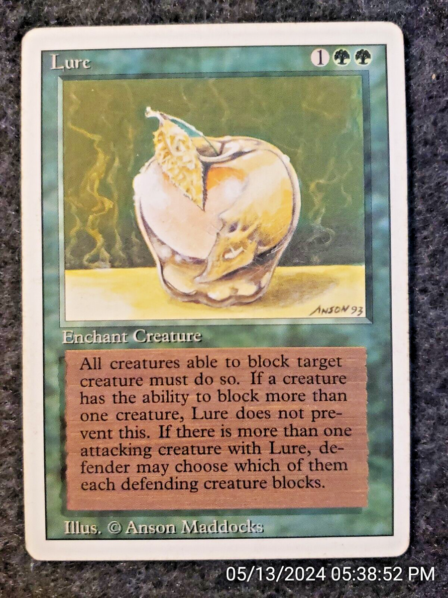cards like lure mtg Lure [Summer Magic / Edgar]