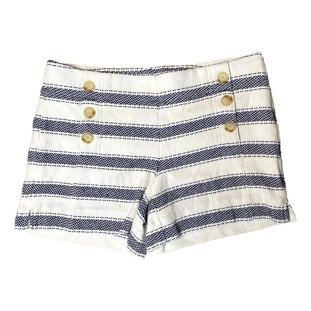 Ann Taylor LOFT Riviera Shorts Striped 2 eBay