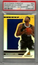 2013 Panini Pinnacle Demarcus Cousins Clear Vision - 1st Quarter PSA 8
