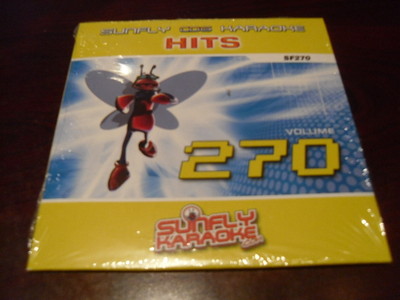 SUNFLY HITS KARAOKE  DISC SF270 VOLUME 270 CD+G SEALED 16 TRACKS