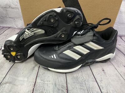 Adidas 666746 Excel IC Low Men's Baseball Metal Cleats Black Adidas 666746 Excel IC Low Men's Baseball Metal Cleats Black