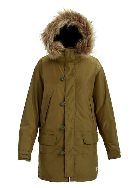 BURTON Women's SHADOWLIGHT Snow Parka Jacket - Hickory/Bondedana - Small - NWT