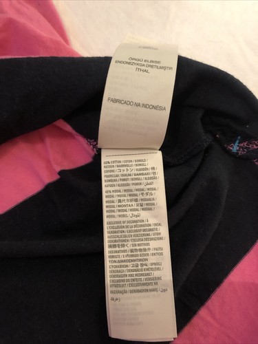Magnifique Tee Shirt à Manches 3 / 4 HOLLISTER Noir et Rose Taille L - Imagen 6 de 7