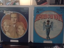 Selectavision RCA Videodisc Lot Of 2 Starting Over  Heaven Can Wait VG Cond.