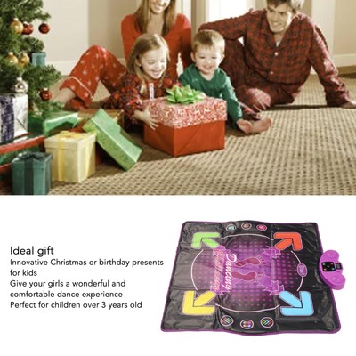 Dance Mat Wireless BT AUX Built In Music 4 Gaming Modes Electronic Dance Pad Hot