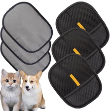 3-Pack Pet Hair Removal Gloves,-Remove Dog/Cat Fur from Clothing, Furniture, Bed