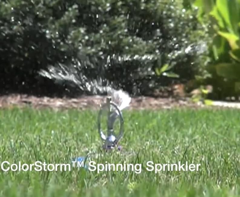 15073 ColorStorm Spinning Sprinkler Yellow